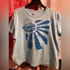 Peeps & Company Womens T-Shirt Shirt 2X Easter Blue Vintage